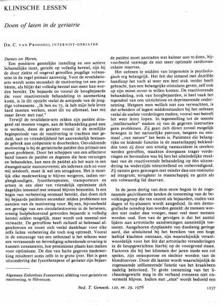 Eerste pagina van het artikel zoals het is gepubliceerd in het tijdschrift