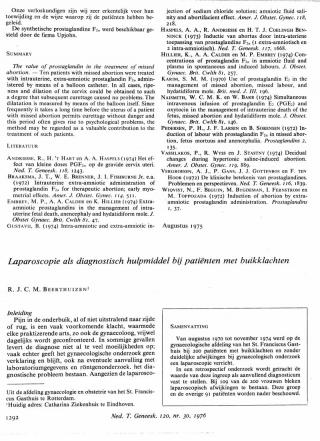 Eerste pagina van het artikel zoals het is gepubliceerd in het tijdschrift