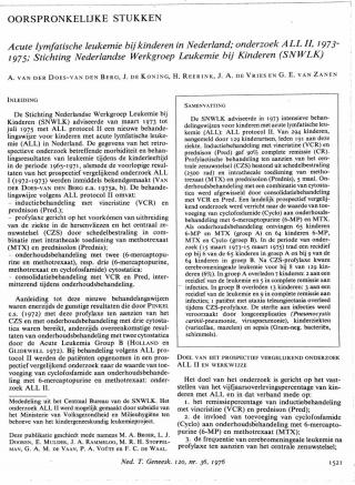 Eerste pagina van het artikel zoals het is gepubliceerd in het tijdschrift