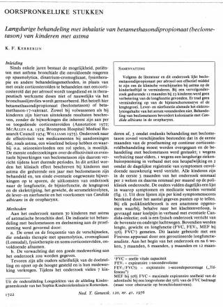 Eerste pagina van het artikel zoals het is gepubliceerd in het tijdschrift