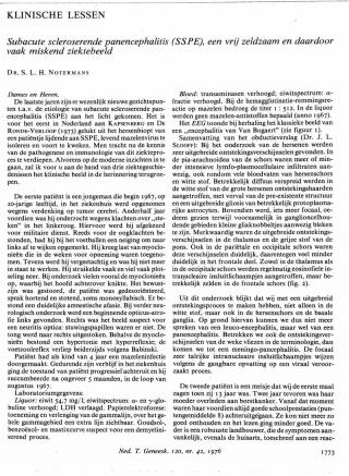 Eerste pagina van het artikel zoals het is gepubliceerd in het tijdschrift