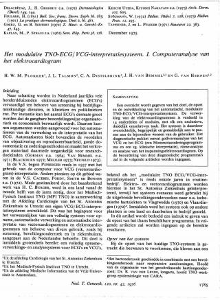 Eerste pagina van het artikel zoals het is gepubliceerd in het tijdschrift