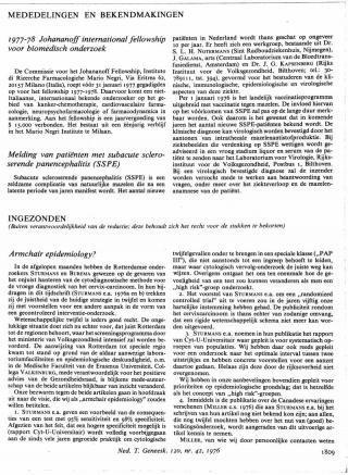 Eerste pagina van het artikel zoals het is gepubliceerd in het tijdschrift