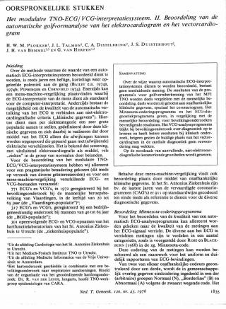 Eerste pagina van het artikel zoals het is gepubliceerd in het tijdschrift