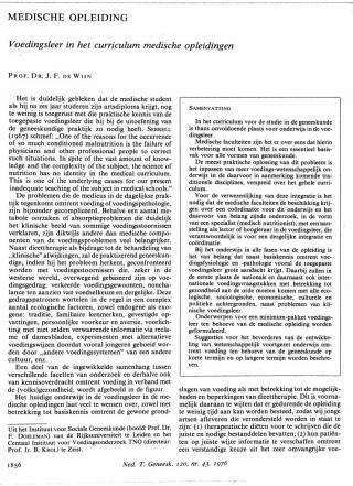 Eerste pagina van het artikel zoals het is gepubliceerd in het tijdschrift