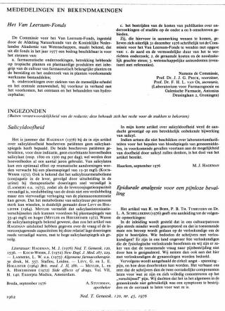 Eerste pagina van het artikel zoals het is gepubliceerd in het tijdschrift