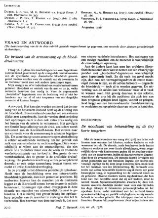 Eerste pagina van het artikel zoals het is gepubliceerd in het tijdschrift