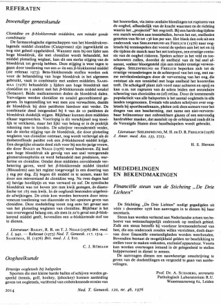 Eerste pagina van het artikel zoals het is gepubliceerd in het tijdschrift