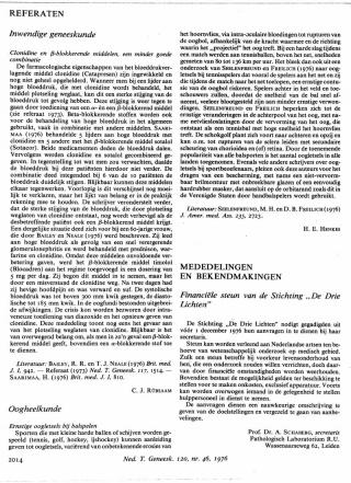 Eerste pagina van het artikel zoals het is gepubliceerd in het tijdschrift