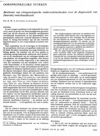 Eerste pagina van het artikel zoals het is gepubliceerd in het tijdschrift