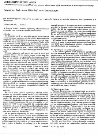 Eerste pagina van het artikel zoals het is gepubliceerd in het tijdschrift