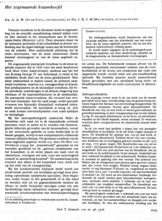 Eerste pagina van het artikel zoals het is gepubliceerd in het tijdschrift