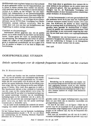 Eerste pagina van het artikel zoals het is gepubliceerd in het tijdschrift
