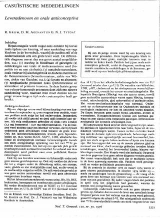 Eerste pagina van het artikel zoals het is gepubliceerd in het tijdschrift