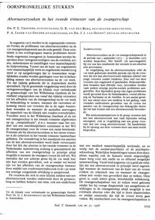 Eerste pagina van het artikel zoals het is gepubliceerd in het tijdschrift