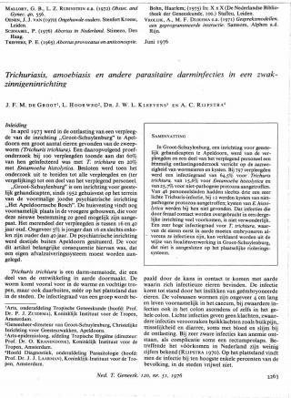 Eerste pagina van het artikel zoals het is gepubliceerd in het tijdschrift