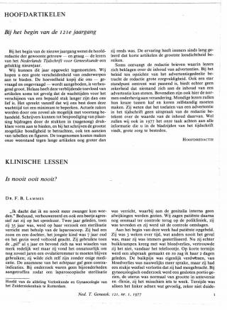 Eerste pagina van het artikel zoals het is gepubliceerd in het tijdschrift