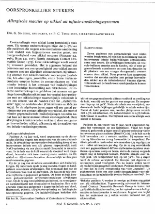 Eerste pagina van het artikel zoals het is gepubliceerd in het tijdschrift