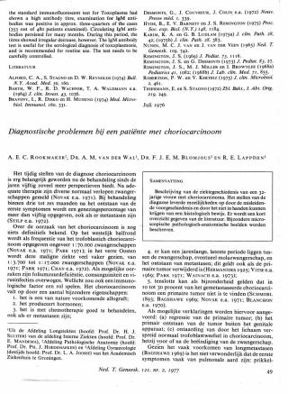 Eerste pagina van het artikel zoals het is gepubliceerd in het tijdschrift