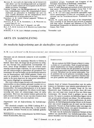 Eerste pagina van het artikel zoals het is gepubliceerd in het tijdschrift