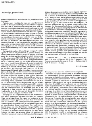 Eerste pagina van het artikel zoals het is gepubliceerd in het tijdschrift