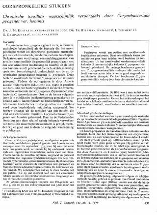 Eerste pagina van het artikel zoals het is gepubliceerd in het tijdschrift