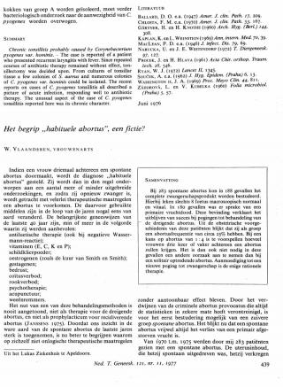 Eerste pagina van het artikel zoals het is gepubliceerd in het tijdschrift