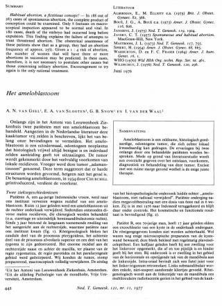 Eerste pagina van het artikel zoals het is gepubliceerd in het tijdschrift