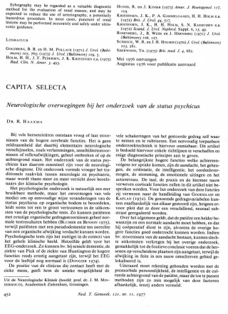 Eerste pagina van het artikel zoals het is gepubliceerd in het tijdschrift