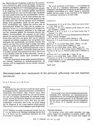 Eerste pagina van het artikel zoals het is gepubliceerd in het tijdschrift