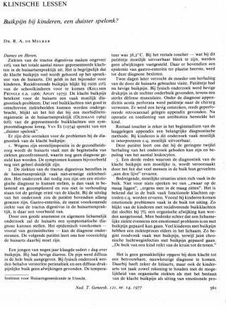 Eerste pagina van het artikel zoals het is gepubliceerd in het tijdschrift