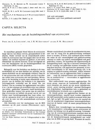 Eerste pagina van het artikel zoals het is gepubliceerd in het tijdschrift