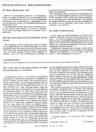 Eerste pagina van het artikel zoals het is gepubliceerd in het tijdschrift