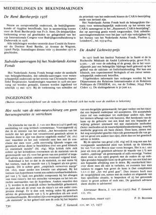 Eerste pagina van het artikel zoals het is gepubliceerd in het tijdschrift