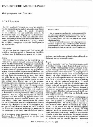 Eerste pagina van het artikel zoals het is gepubliceerd in het tijdschrift