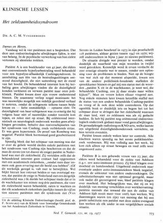 Eerste pagina van het artikel zoals het is gepubliceerd in het tijdschrift