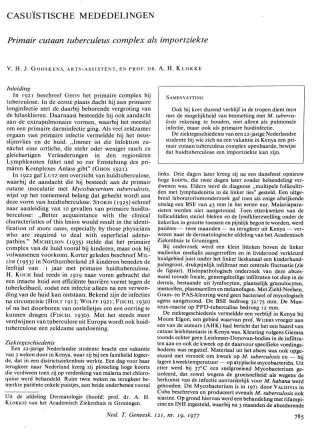 Eerste pagina van het artikel zoals het is gepubliceerd in het tijdschrift