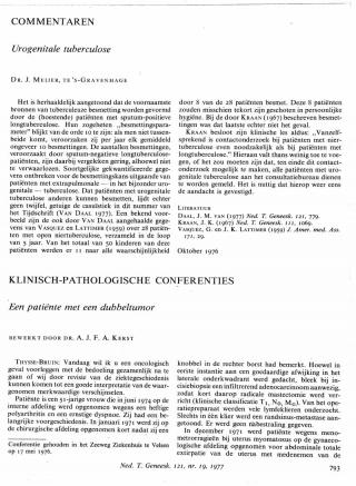 Eerste pagina van het artikel zoals het is gepubliceerd in het tijdschrift