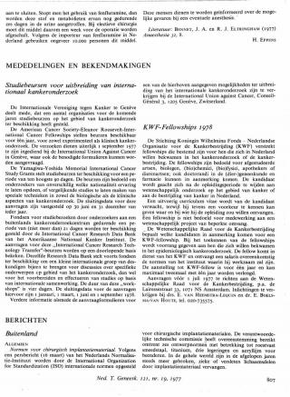 Eerste pagina van het artikel zoals het is gepubliceerd in het tijdschrift