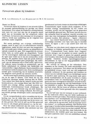 Eerste pagina van het artikel zoals het is gepubliceerd in het tijdschrift