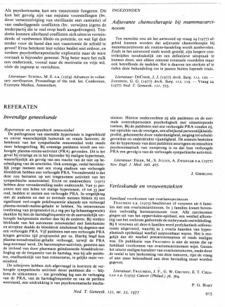 Eerste pagina van het artikel zoals het is gepubliceerd in het tijdschrift