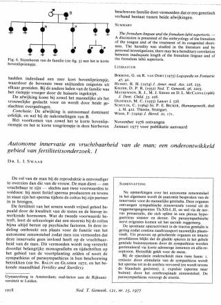 Eerste pagina van het artikel zoals het is gepubliceerd in het tijdschrift