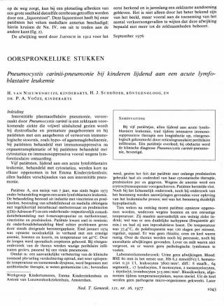 Eerste pagina van het artikel zoals het is gepubliceerd in het tijdschrift