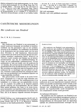 Eerste pagina van het artikel zoals het is gepubliceerd in het tijdschrift