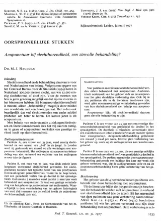 Eerste pagina van het artikel zoals het is gepubliceerd in het tijdschrift