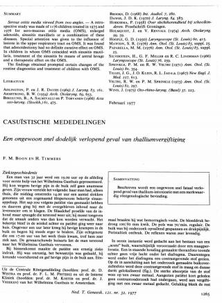 Eerste pagina van het artikel zoals het is gepubliceerd in het tijdschrift