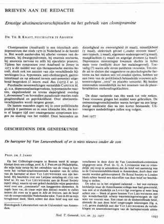 Eerste pagina van het artikel zoals het is gepubliceerd in het tijdschrift