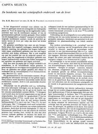 Eerste pagina van het artikel zoals het is gepubliceerd in het tijdschrift