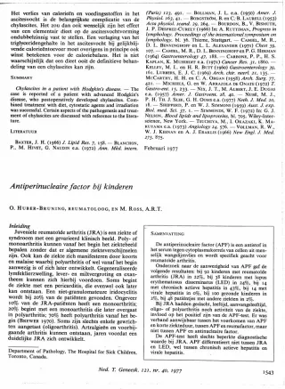Eerste pagina van het artikel zoals het is gepubliceerd in het tijdschrift
