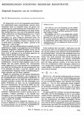 Eerste pagina van het artikel zoals het is gepubliceerd in het tijdschrift